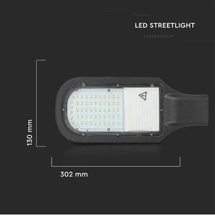 Candeeiro de rua LED SAMSUNG CHIP LED/30W/230V 6400K IP65