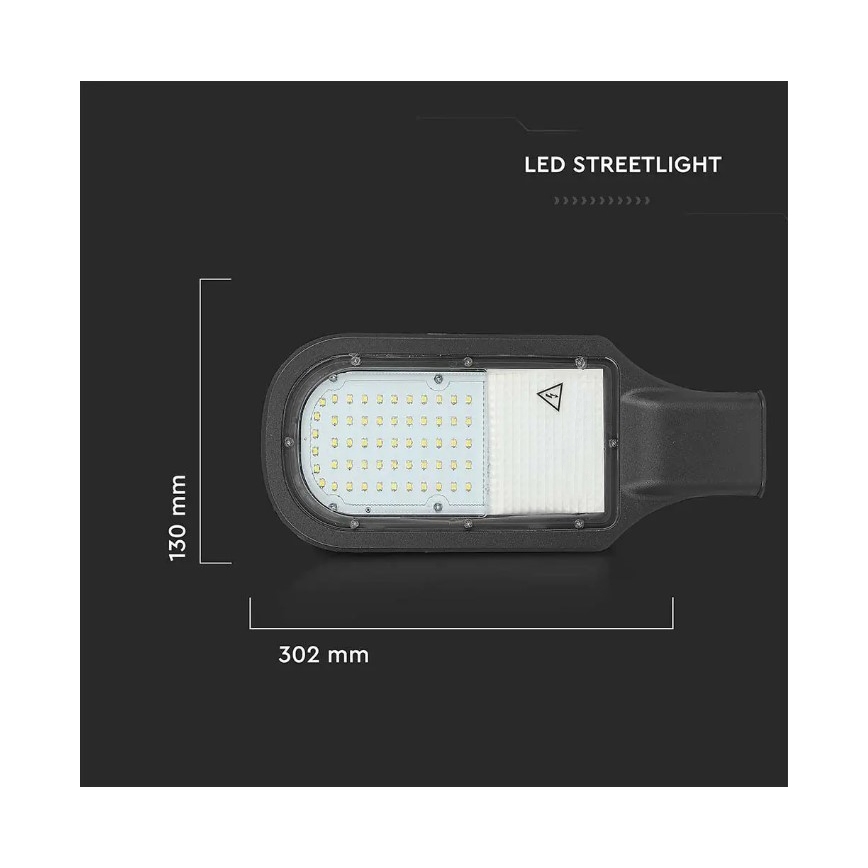 Candeeiro de rua LED SAMSUNG CHIP LED/30W/230V 6400K IP65