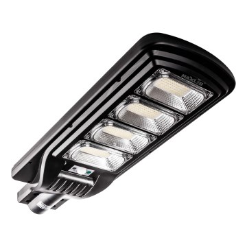 Candeeiro de rua LED solar regulável com sensor LED/240W/6V 6500K IP65 preto + comando