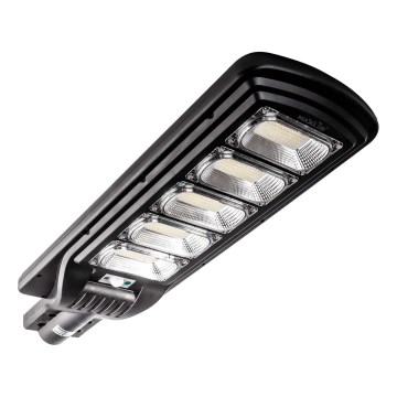 Candeeiro de rua LED solar regulável com sensor LED/300W/6V 6500K IP65 preto + comando