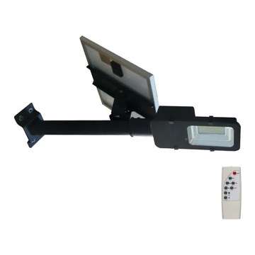 Candeeiro de rua solar LED com regulação LED/50W/6,4V 6000K IP65 + controlo remoto