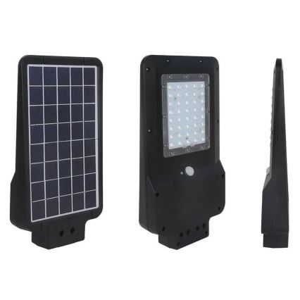 Candeeiro de rua solar LED com sensor LED/15W/7,4V 6000K IP65