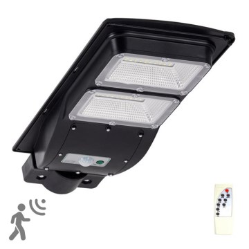 Candeeiro de rua solar LED com sensor STREET 2xLED/6W/3,2V IP65 + controlo remoto