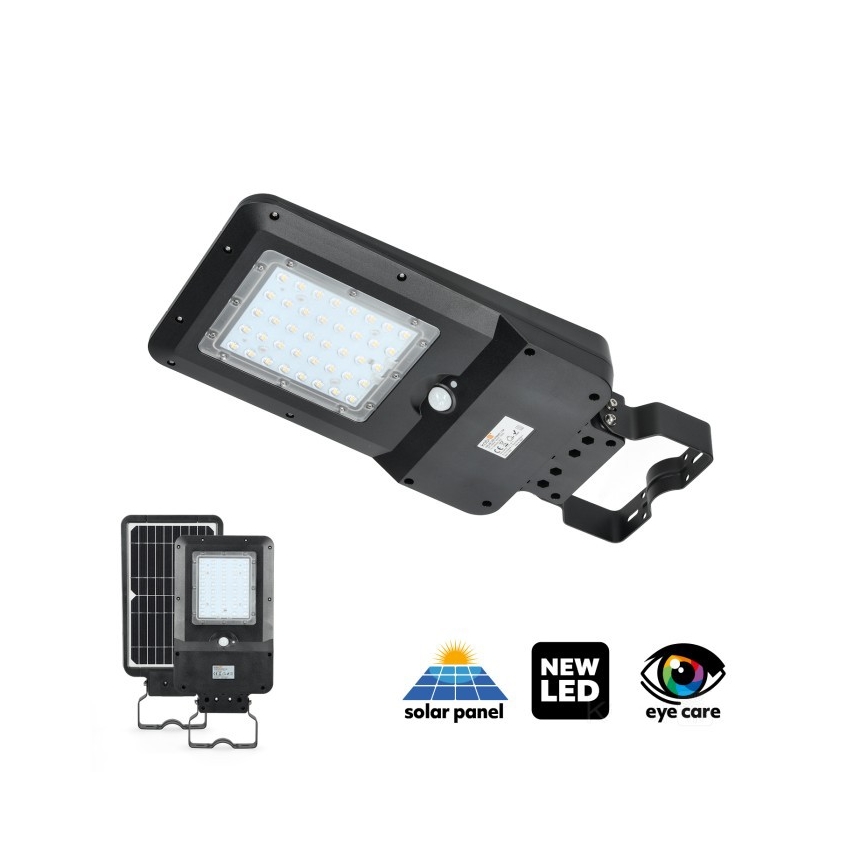 Candeeiro de rua solar LED com sensor STREET LED/15W/7,4V 4000K IP65 5400 mAh