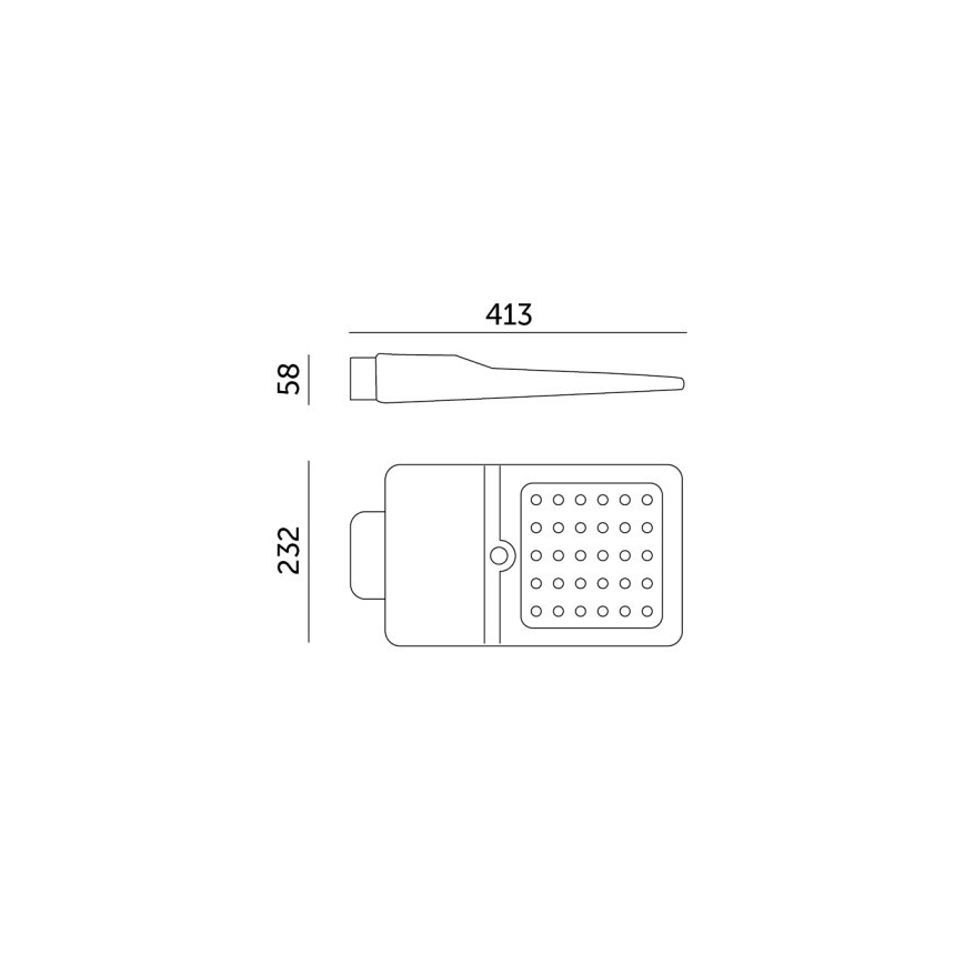 Candeeiro de rua solar LED com sensor STREET LED/15W/7,4V 4000K IP65 5400 mAh