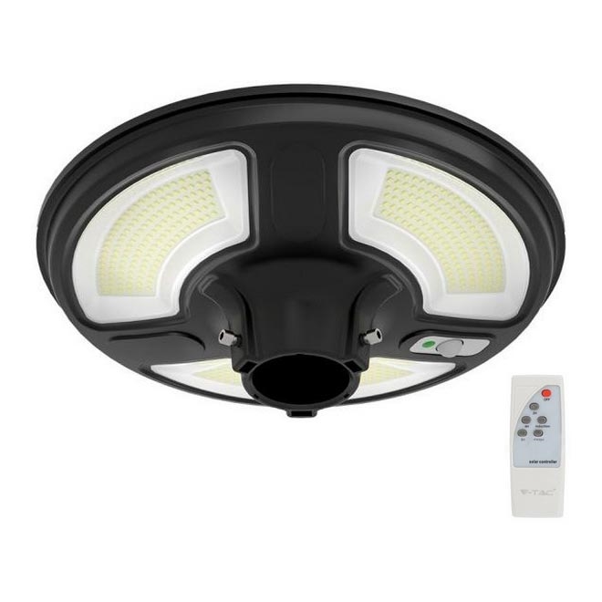 Candeeiro de rua solar LED com um sensor LED/10W/3,2V IP65 4000K + controlo remoto
