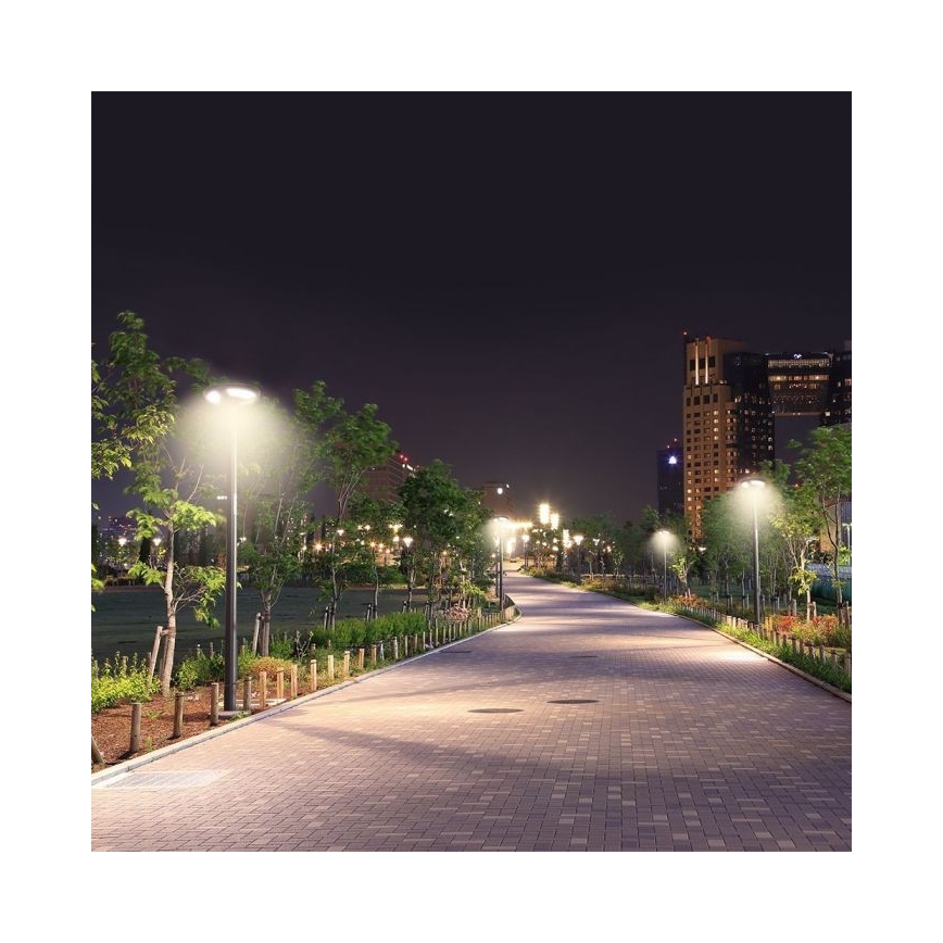 Candeeiro de rua solar LED com um sensor LED/10W/3,2V IP65 4000K + controlo remoto