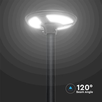 Candeeiro de rua solar LED com um sensor LED/10W/3,2V IP65 4000K + controlo remoto