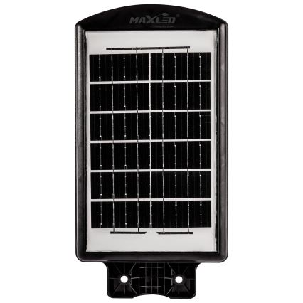 Candeeiro de rua LED solar regulável com sensor LED/120W/6V 6500K IP65 preto + comando