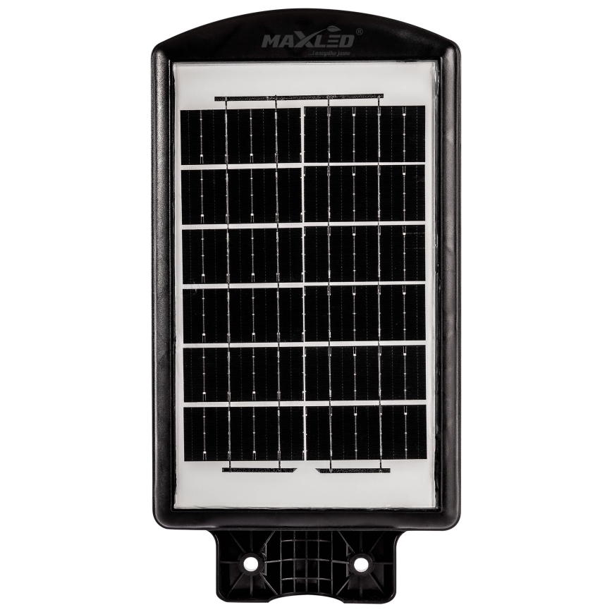 Candeeiro de rua LED solar regulável com sensor LED/120W/6V 6500K IP65 preto + comando
