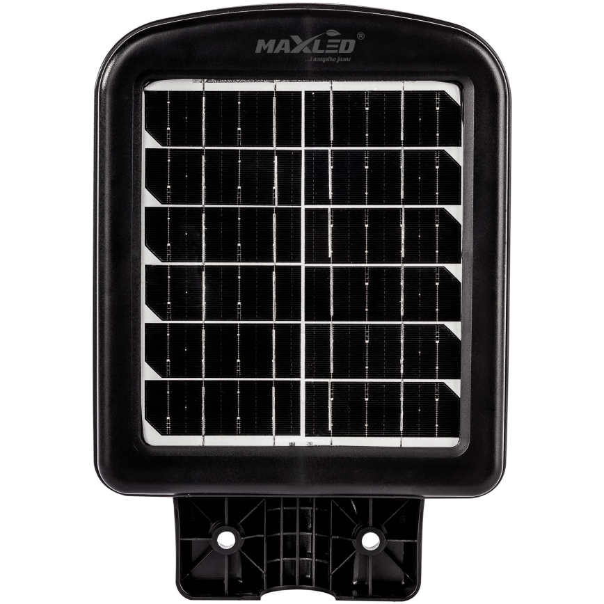 Candeeiro de rua LED solar regulável com sensor LED/150W/6V 6500K IP65 preto + comando