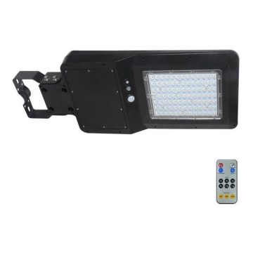 Candeeiro de rua solar LED com um sensor LED/40W/9,6V IP65 6000K + controlo remoto