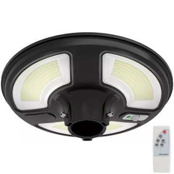 Candeeiro de rua solar LED com um sensor LED/7,5W/3,2V IP65 4000K + controlo remoto