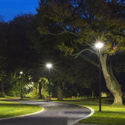 Candeeiro de rua solar LED com um sensor LED/7,5W/3,2V IP65 4000K + controlo remoto