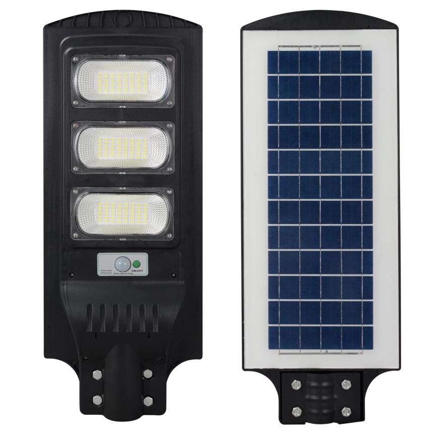 Candeeiro de rua solar LED com um sensor STREET LED/10W/3,2V IP65 + controlo remoto