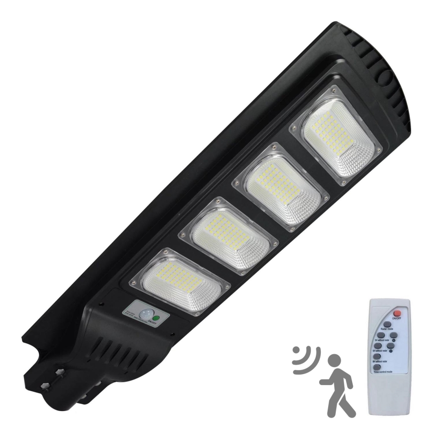 Candeeiro de rua solar LED com um sensor STREET LED/15W/3,2V IP65 + controlo remoto
