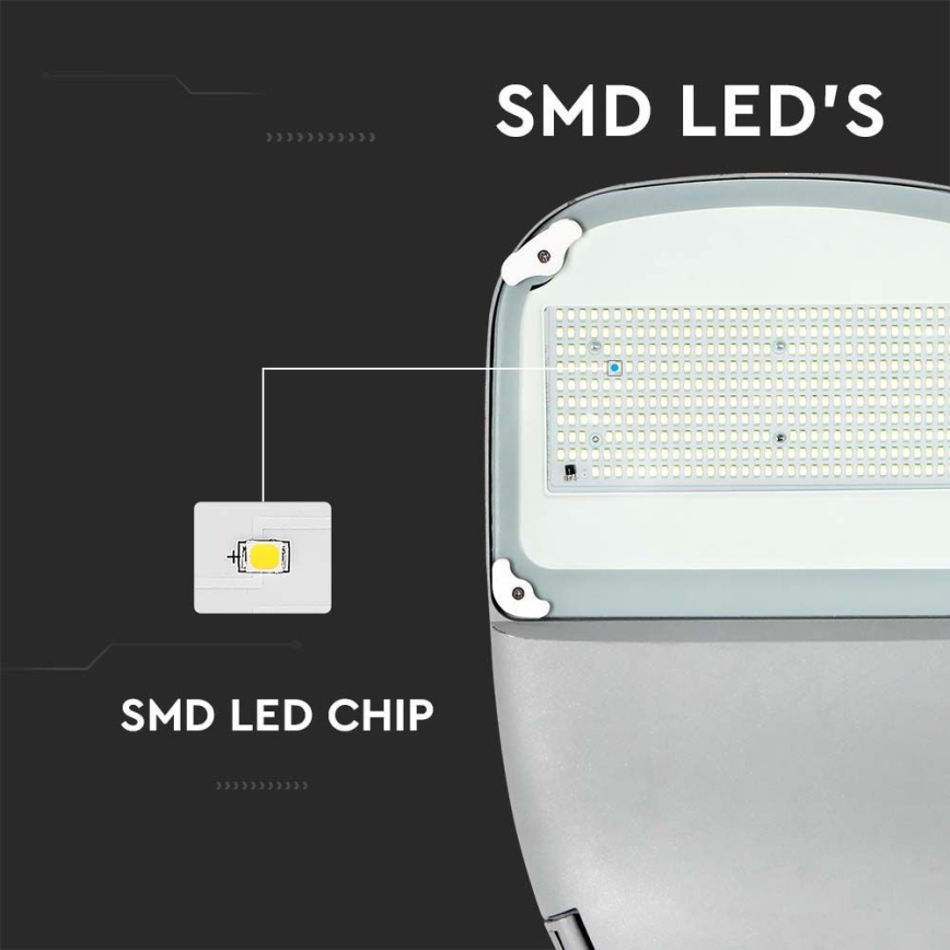 Candeeiro de rua solar regulável  SAMSUNG CHIP LED/50W/6,4V 6000K IP65 30000 mAh + comando