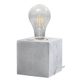 Candeeiro de secretária ABEL 1xE27/60W/230V betão