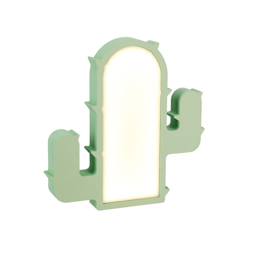 Candeeiro de secretária infantil CACTUS LED/10W/230V, verde
