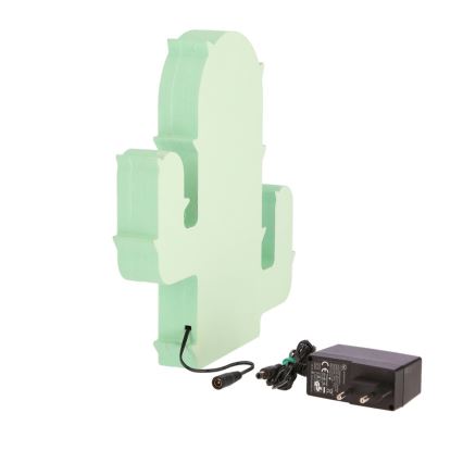Candeeiro de secretária infantil CACTUS LED/10W/230V, verde