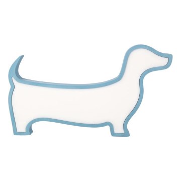 Candeeiro de secretária infantil DOG LED/12W/230V azul