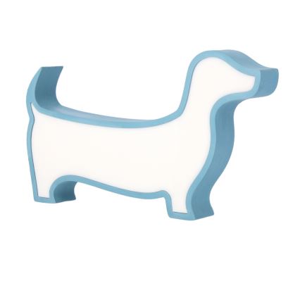 Candeeiro de secretária infantil DOG LED/12W/230V azul