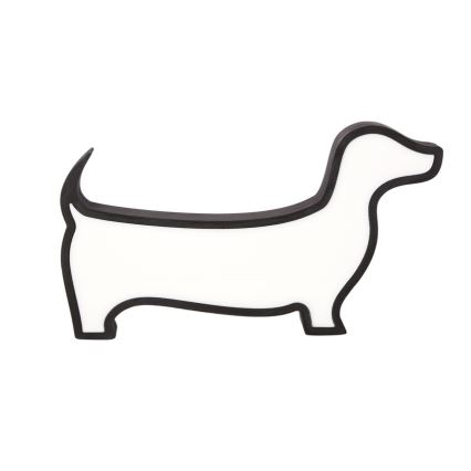 Candeeiro de secretária infantil LED DOG/12W/230V preto
