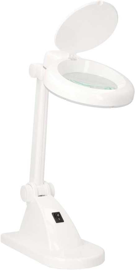 Candeeiro de Secretária LED com Lupa LED/6W/230V Branco
