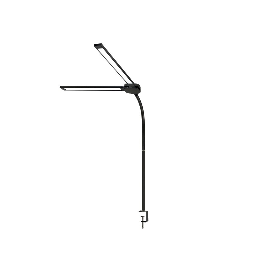 Candeeiro de secretária LED regulável USB TENUIX DUO 2xLED/7W/5V 3000-6000K preto