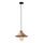 Candeeiro de suspensão MANAVGAT 1xE27/40W/230V cobre/castanho