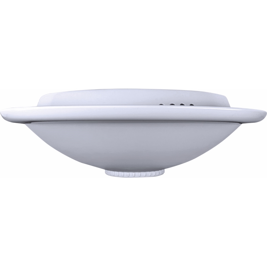 Luminária de teto MANA com sensor de movimento e crepuscular, 2xE27/40W/230V, diâmetro 30 cm, branca