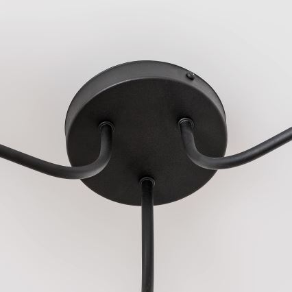 Candeeiro de tecto de montagem direta ALBA 3xE27/15W/230V cinzento
