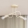 Candeeiro de tecto de montagem superficial OXFORD 2xE27/15W/230V creme
