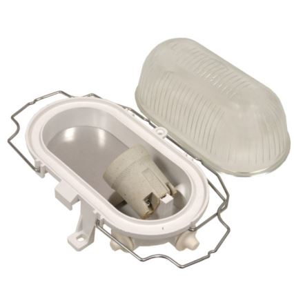 Candeeiro de tecto exterior RADUS 1xE27/60W/230V IP54 branco