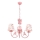 Candeeiro de tecto infantil BALLENNA 3xE14/40W/230V rosa