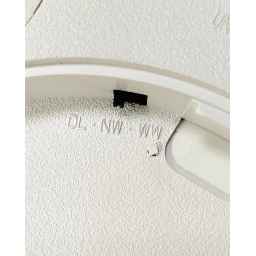 Candeeiro de tecto LED/24W/230V 3000/4000/6500K Ø 30 cm castanho