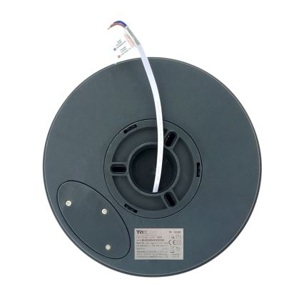 Candeeiro de tecto LED com sensor de movimento LED/20W/230V 3000/4000/6500K Ø 230 cm IP54 antracite