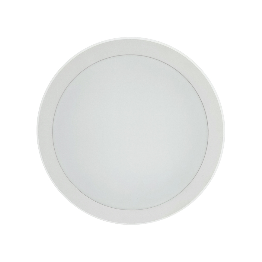 Candeeiro de teto LED com sensor de movimento LED/20W/230V 3000/4000/6500K Ø 230 cm IP54 cinzento
