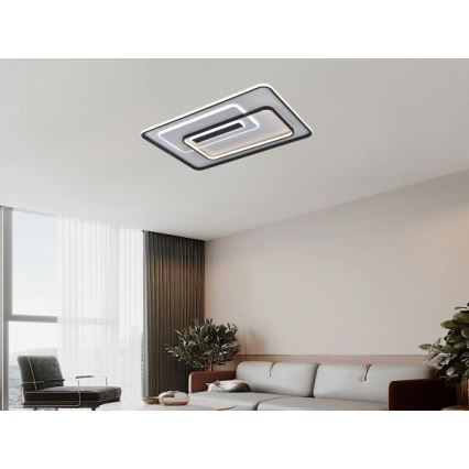Candeeiro de tecto LED dimerizável LED/160W/230V 3000-6500K + comando remoto