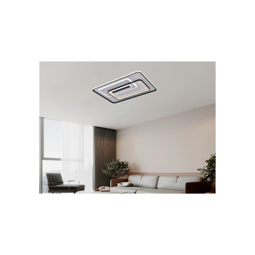 Candeeiro de tecto LED dimerizável LED/160W/230V 3000-6500K + comando remoto