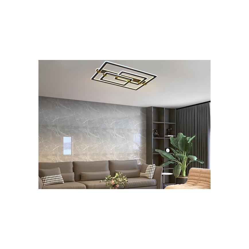 Candeeiro de tecto LED dimerizável LED/280W/230V 3000-6500K + comando remoto