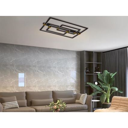 Candeeiro de tecto LED dimerizável LED/280W/230V 3000-6500K + comando remoto