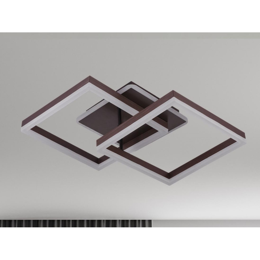 Candeeiro de tecto LED dimerizável LED/80W/230V 3000-6500K + comando remoto