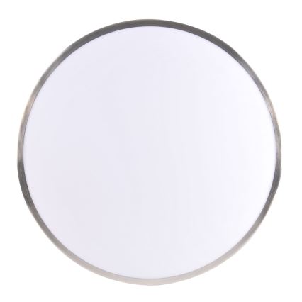 Candeeiro de tecto LED LIBRA LED/24W/230V, diâmetro 39 cm, cromado brilhante