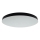 Candeeiro de tecto LED para casa de banho FLUME LED/10W/230V Ø 22,5 cm IP44 preto