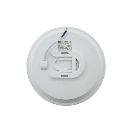 Candeeiro de tecto LED para casa de banho FLUME LED/10W/230V Ø 22,5 cm IP44 preto