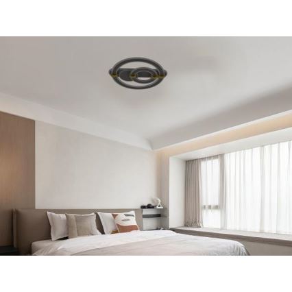 Candeeiro de tecto LED regulável LED/120W/230V 3000-6500K + comando remoto
