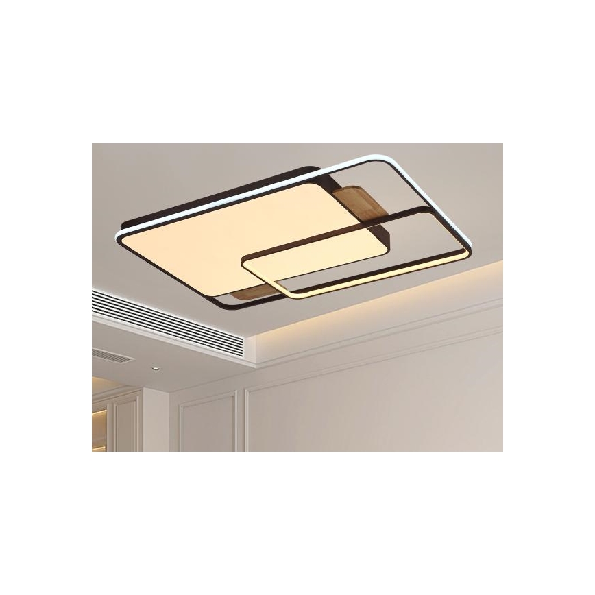 Candeeiro de tecto LED regulável LED/280W/230V 3000-6500K + controlo remoto
