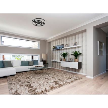 Candeeiro de tecto LED regulável LED/80W/230V 3000-6500K + comando remoto