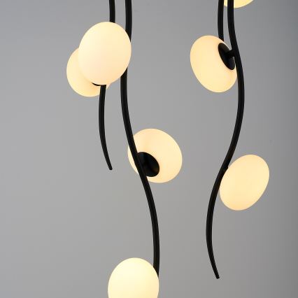 Candeeiro de tecto LED sobreposto GELA 18xLED/3W/230V 3000K preto